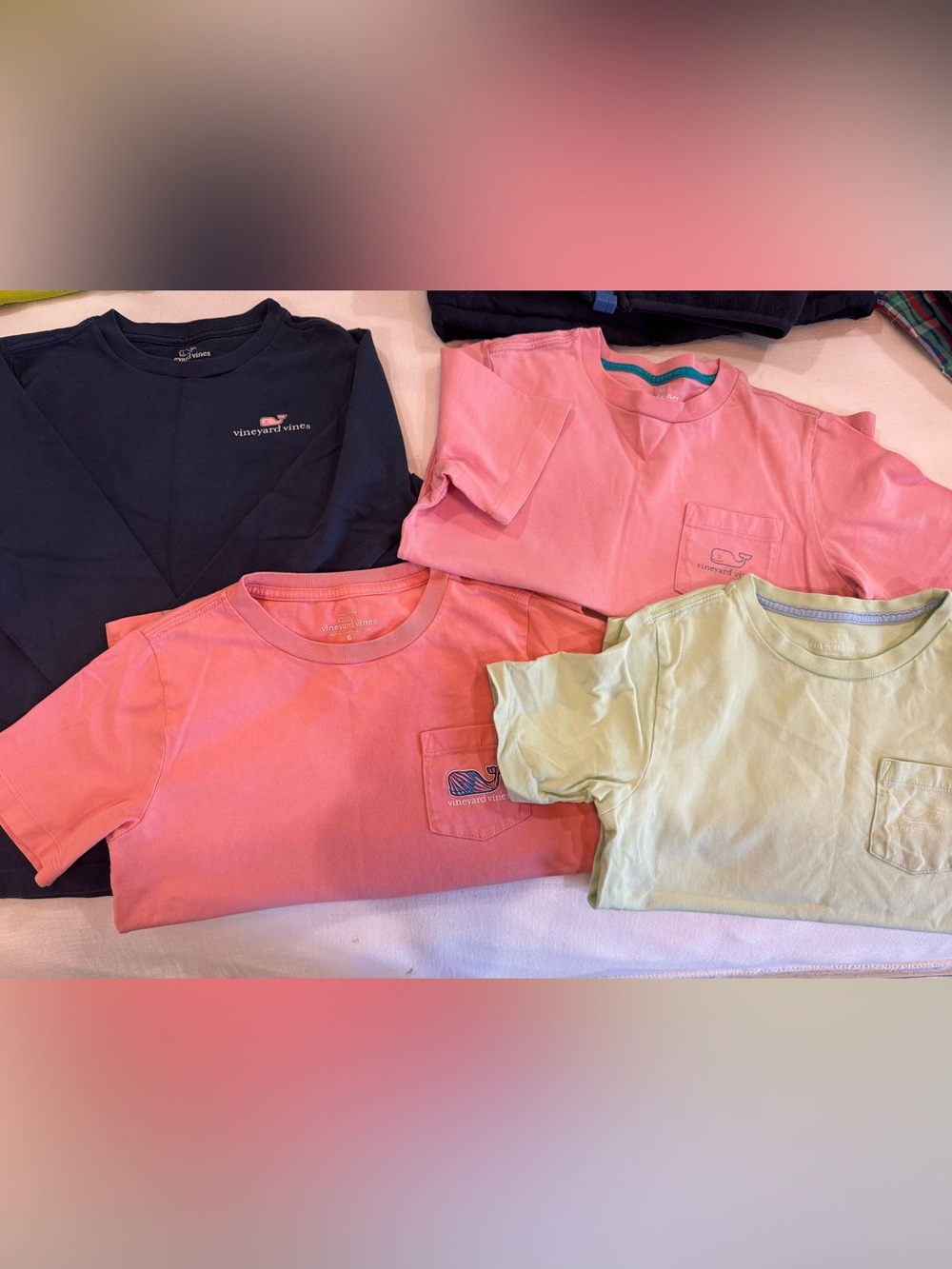 Four Vineyard Vines Kids T-Shirts